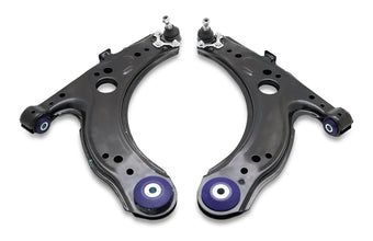 compare product SuperPro 99-06 VW Golf (not R32)/99-05 Jetta Front Lower Control Arm Set w/SuperPro Bushings