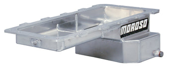 compare product Moroso Ford 4.6/5.4L (w/Rear Sump) Drag Race Baffled Internal Wet Sump 7qt 6.5in Aluminum Oil Pan
