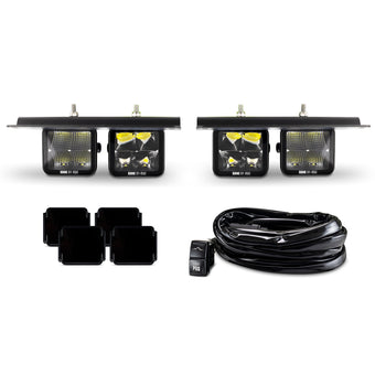 compare product Borne Off-Road 2021+ Ford Bronco Direct Fit Pods - Modular Bumper - Kit of 4 - Fog
