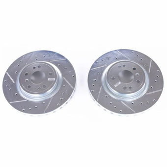 compare product Power Stop 2018 Mercedes-Benz GLE350 Front Evolution Drilled & Slotted Rotors - Pair