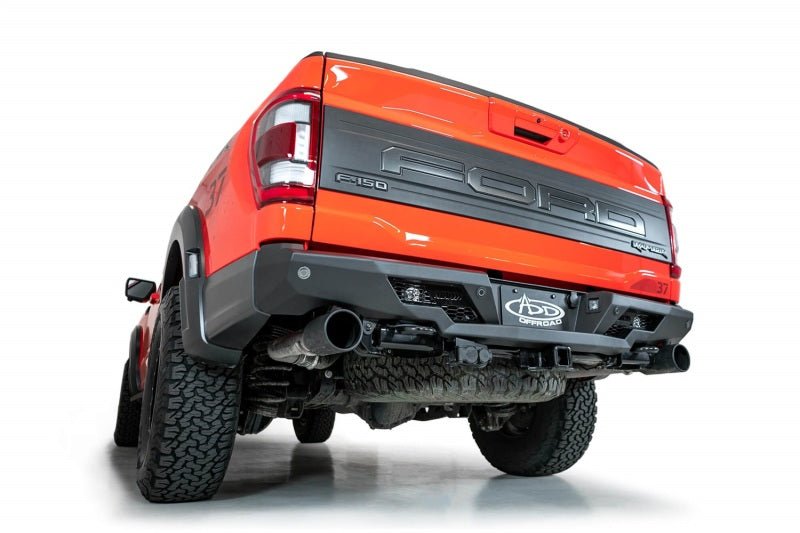 Addictive Desert Designs 2022+ Ford Raptor Stealth Fighter R Bumper w/ 2 Cube Lights - Hammer Black - My Store