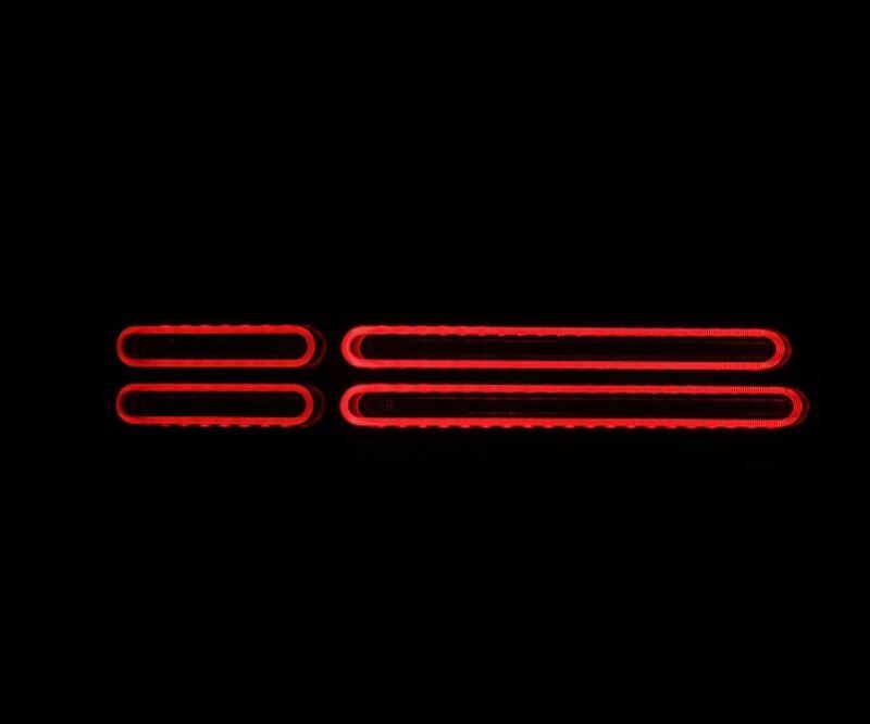 AlphaRex 23 - 25 Nissan Z Nova - Series Quad - Loop Style Prismatic LED Tail Lights - Black - My Store
