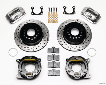 compare product Wilwood Forged Dynalite P/S P-B Kit Drilled Polished Big Ford 2.36in Offset