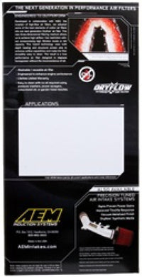 AEM 98 - 10 Mercedes C/CLK/E/GL/ML/R/S/SL Class Dryflow Panel Air Filter - My Store
