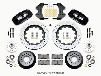 compare product Wilwood AERO6 Front Hub Kit 15.00 Drilled WWE ProSpindle
