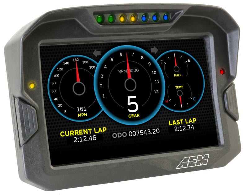 AEM CD - 7 Logging GPS Enabled Race Dash Carbon Fiber Digital Display w/o VDM (CAN Input Only) - My Store