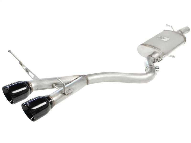 aFe MACHForce XP Exhaust 304SS Cat - Back w/ Black Tips 2008 VW Golf R32 V5 3.2L - My Store