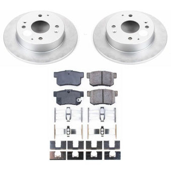 compare product Power Stop 98-99 Acura CL Rear Z17 Evolution Geomet Coated Brake Kit