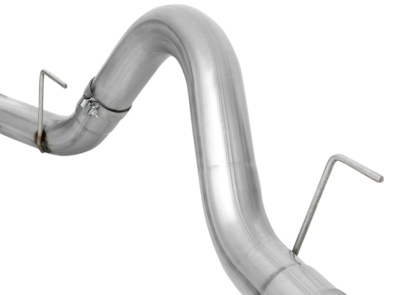 aFe Atlas 4in Aluminized Steel DPF - Back Exh 18 - 19 Ford F - 150 V6 - 3.0L (td) w/ Polished Tip - My Store