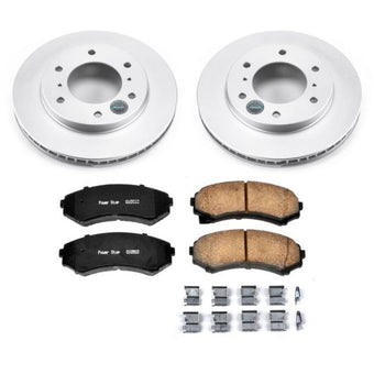 compare product Power Stop 01-06 Mitsubishi Montero Front Z17 Evolution Geomet Coated Brake Kit