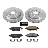 Power Stop 10 - 16 Cadillac SRX Rear Z23 Evolution Sport Brake Kit - My Store
