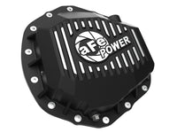aFe 2020 Chevrolet Silverado 2500 HD Rear Differential Cover Black ; Pro Series w/ Machined Fins - My Store