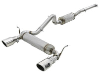 aFe Rebel Series 2.5in 409 SS Cat - Back Exhaust w/ Polished Tips 07+ Jeep Wrangler (JK) V6 3.6L/3.8L - My Store