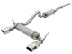aFe Rebel Series 2.5in 409 SS Cat - Back Exhaust w/ Polished Tips 07+ Jeep Wrangler (JK) V6 3.6L/3.8L - My Store