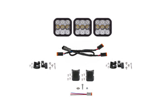 compare product Diode Dynamics SS5 Pro Universal CrossLink 3-Pod Lightbar - White Combo