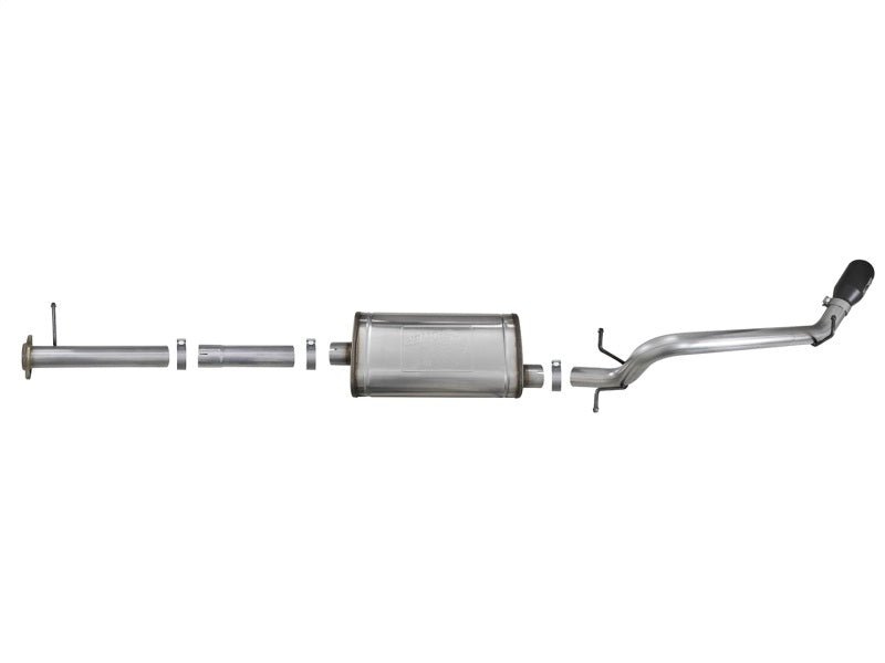 aFe Mach Force - XP Exhaust 3in CB SS 15 - 17 GM Colorado/Canyon 2.5L/3.6L Side Exit w/ Black Tip - My Store