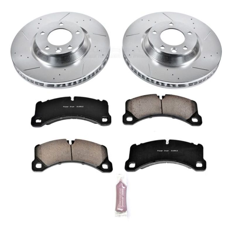 Power Stop 11 - 18 Porsche Cayenne Front Z23 Evolution Sport Brake Kit - My Store