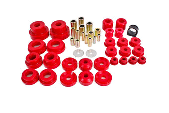 compare product BMR 10-13 5th Gen Camaro Pro Version Total Suspension Bushing Kit (BK030/BK021/BK022) - Black/Red