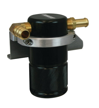 compare product Moroso 10-14 Volkswagen Golf/Jetta 2.0T Air/Oil Separator Catch Can - Billet Aluminum - Black Finish