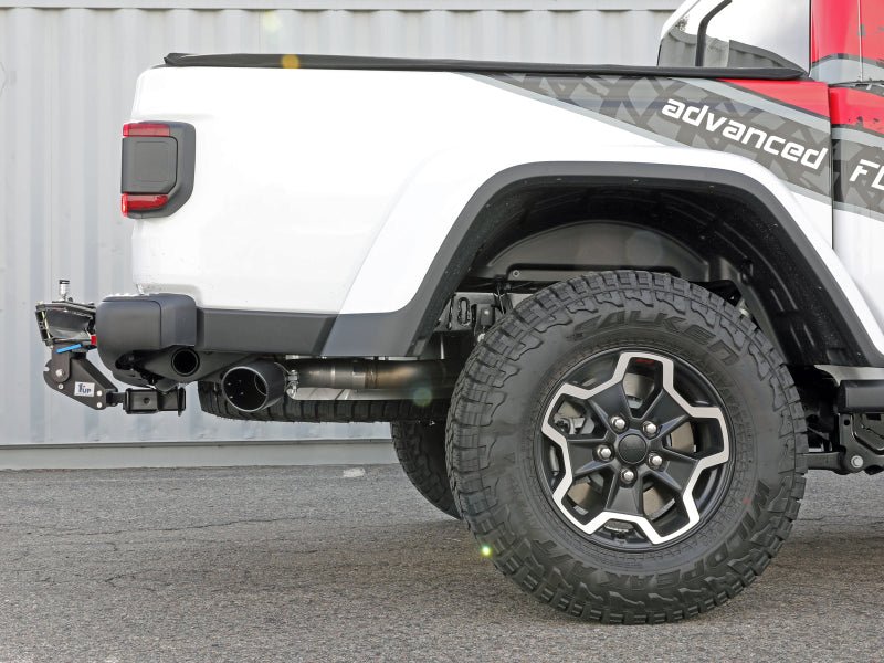 aFe 2021+ Jeep Gladiator V6 - 3.0L (td) Vulcan Series 3in 304 SS DPF - Back Exhaust System - Black Tip - My Store