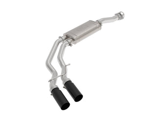 compare product aFe Rebel 3in 409 SS Cat-Back Exhaust 2021 Ford F-150 V6 2.7L/3.5L (tt)/V8 5.0L w/ Black Tips