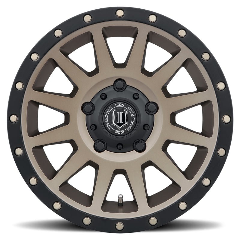 ICON Compression 17x8.5 5x150 25mm Offset 5.75in BS 110.1mm Bore Bronze Wheel - My Store