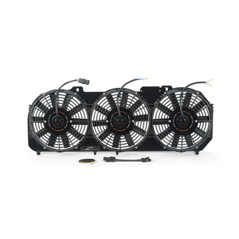 compare product Mishimoto 89-01 Jeep Cherokee XJ 4.0L Performance Aluminum Fan Shroud w/o Controller - Black