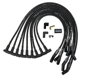 compare product Moroso Chevrolet Small Block Ignition Wire Set - Ultra 40 - Unsleeved - HEI - 135 Degree - Black