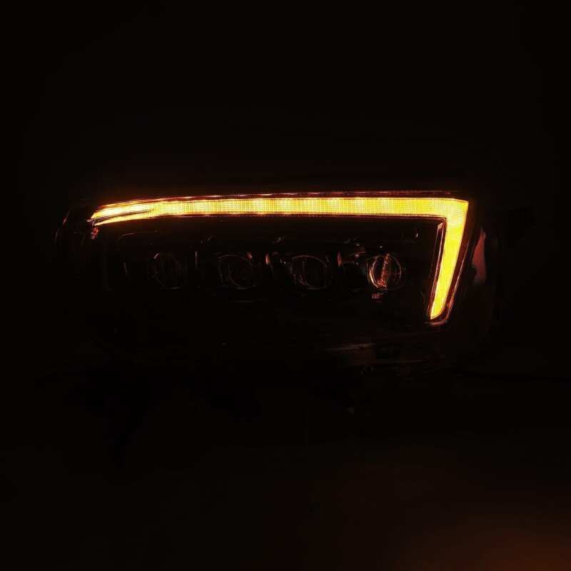 AlphaRex 10 - 13 Toyota 4Runner NOVA LED Proj Headlights Plank Style Alpha Black w/Seq Signal/DRL - My Store