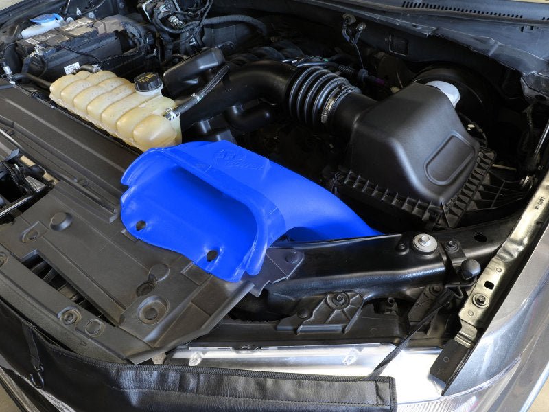 aFe Rapid Induction Dynamic Air Scoop 2021+ Ford F - 150V6/V8 - Blue - My Store