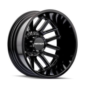compare product Mayhem 8107D Cogent Dually 20x8.25 / 8x165.1 BP / -192mm Offset / 121.3mm Hub Gloss Black Wheel