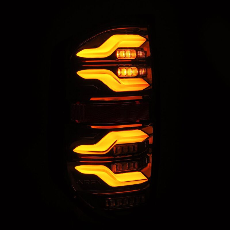 AlphaRex 14 - 21 Toyota Tundra LUXX LED Taillights Blk w/Activ Light/Seq Signal - My Store