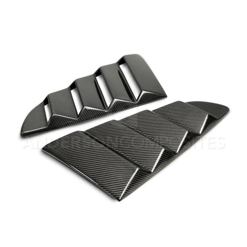 Anderson Composites 2015 - 2017 Ford Mustang Type - V Style Window Louvers - Vented - My Store