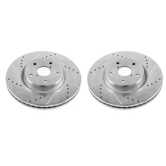 compare product Power Stop 06-07 Subaru B9 Tribeca Front Evolution Drilled & Slotted Rotors - Pair