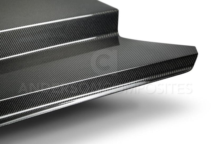 Anderson Composites 15 - 17 Ford Mustang (Excl. GT350/GT350R) Double Sided Carbon Fiber Cowl Hood - My Store