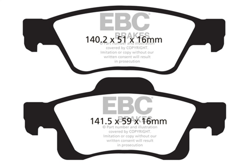 EBC Brakes Bluestuff Street and Track Day Brake Pads - My Store