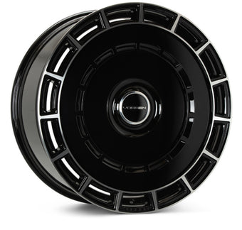 compare product Vossen HF-9 24x10 - 6x139.7 - ET25 - Deep - 106.1 - Gloss Black Polished Wheel