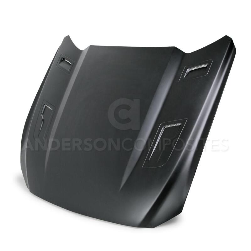Anderson Composites 15 - 17 Ford Mustang (Excl. GT350/GT350R) Type - GTH Style Hood Fiberglass - My Store