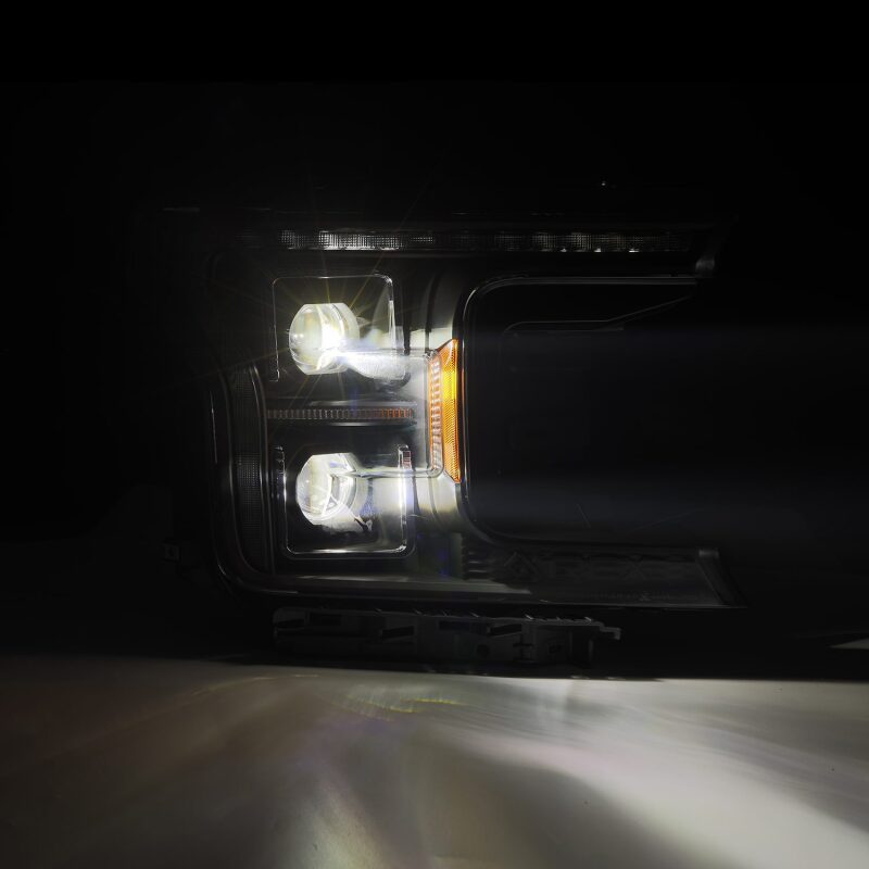 AlphaRex 18 - 20 Ford F - 150 (Req. Conv F150 w/Stock LED) LUXX LED Proj HL Blk Actv Lgt Seq Sig SB DRL - My Store