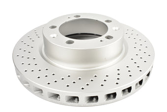 compare product DBA 94-95 Porsche 911 Carrera 4 (Excl Turbo Look) Front Left En-Shield OE Drilled Rotor