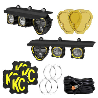 compare product KC HiLiTES 2021+ Ford Bronco FLEX ERA 3 Dual Mode SAE Fog Light Pocket Kit