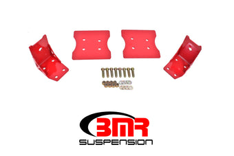 compare product BMR 79-04 Fox Mustang Lower Torque Box Reinforcement Plates - Red