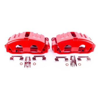 compare product Power Stop 05-13 Chevrolet Corvette Front Red Calipers w/Brackets - Pair