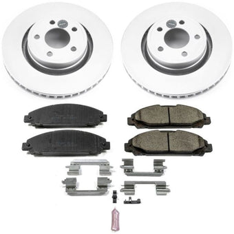 compare product Power Stop 15-19 Ford Mustang Front Z17 Evolution Geomet Coated Brake Kit