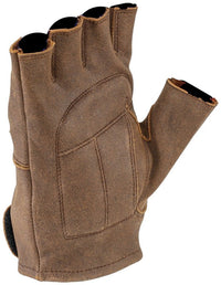 Kuryakyn Leather By River Road Buster Vintage Shorty Gloves Black - Medium - My Store