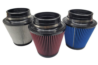 compare product JLT Stack Air Filter 5in x 7in - Red Oil