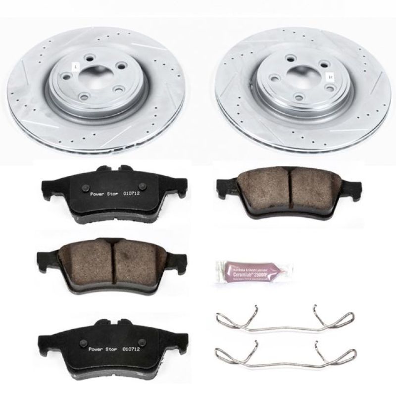 Power Stop 06 - 08 Jaguar S - Type Rear Z23 Evolution Sport Brake Kit - My Store