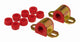 Prothane 76 - 86 Jeep CJ5/7 Front Sway Bar Bushings - 15/16in - Red - My Store