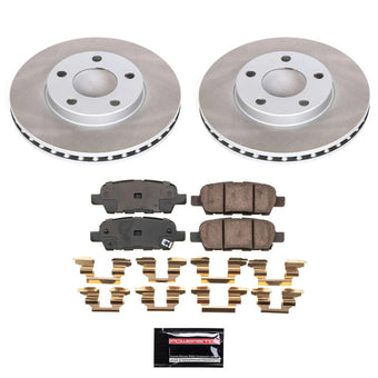 compare product Power Stop 2009 Nissan 370Z Rear Semi-Coated Rotor Kit