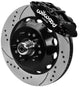 Wilwood 70 - 81 FBody/75 - 79 A&XBody FNSL6R Frt BBK 14in D/S Rtr Blk Calipers Use w/ Pro Drop Spindle - My Store